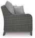 Elite Park Outdoor Loveseat with Cushion - MR ZEE FURNITURE