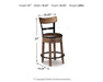 Pinnadel Counter Height Bar Stool - MR ZEE FURNITURE