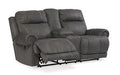 Austere Reclining Loveseat with Console - MR ZEE FURNITURE