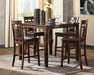 Bennox Counter Height Dining Table and Bar Stools (Set of 5) - MR ZEE FURNITURE