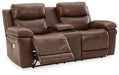 Edmar Power Reclining Loveseat with Console - MR ZEE FURNITURE