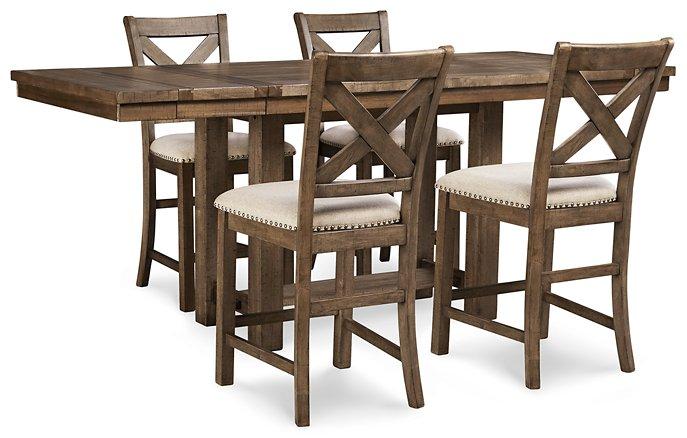 Moriville Counter Height Dining Set - MR ZEE FURNITURE