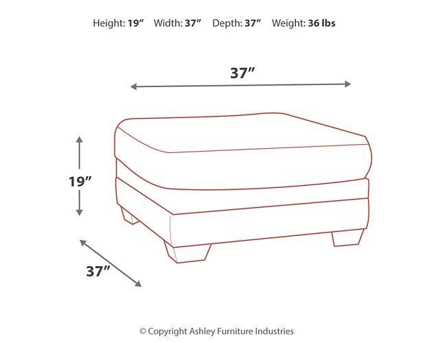 Tracling Oversized Ottoman - MR ZEE FURNITURE