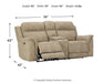 Next-Gen DuraPella Power Reclining Loveseat with Console - MR ZEE FURNITURE