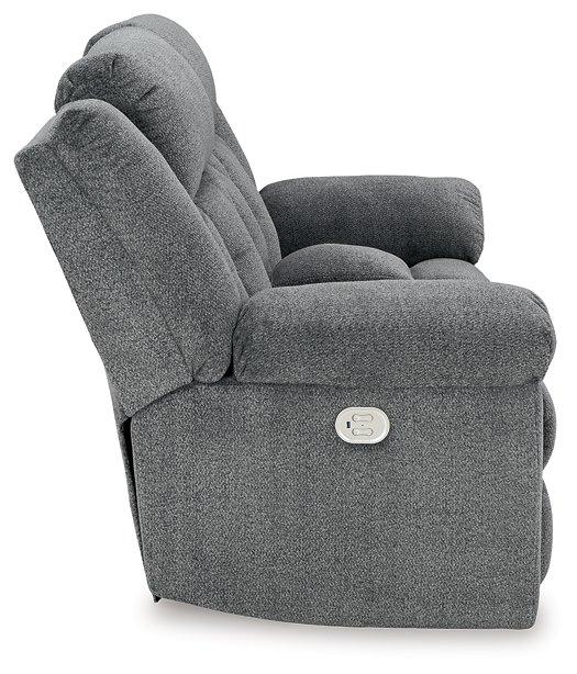 Tip-Off Power Reclining Loveseat - MR ZEE FURNITURE