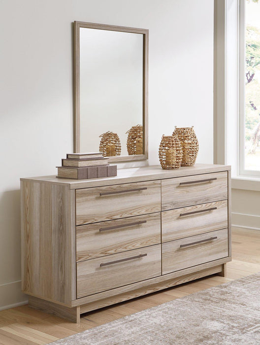 Hasbrick Dresser and Mirror - MR ZEE FURNITURE