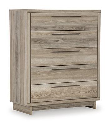 Hasbrick Wide Chest of Drawers - MR ZEE FURNITURE