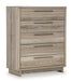 Hasbrick Wide Chest of Drawers - MR ZEE FURNITURE