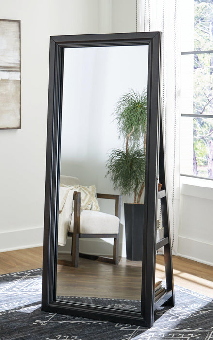 Evesen Floor Standing Mirror/Storage - MR ZEE FURNITURE