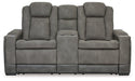 Next-Gen DuraPella Power Reclining Loveseat with Console - MR ZEE FURNITURE