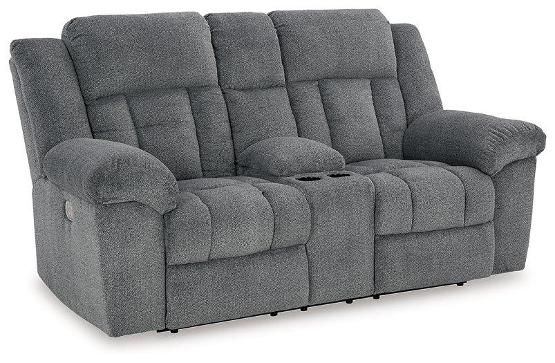 Tip-Off Power Reclining Loveseat - MR ZEE FURNITURE