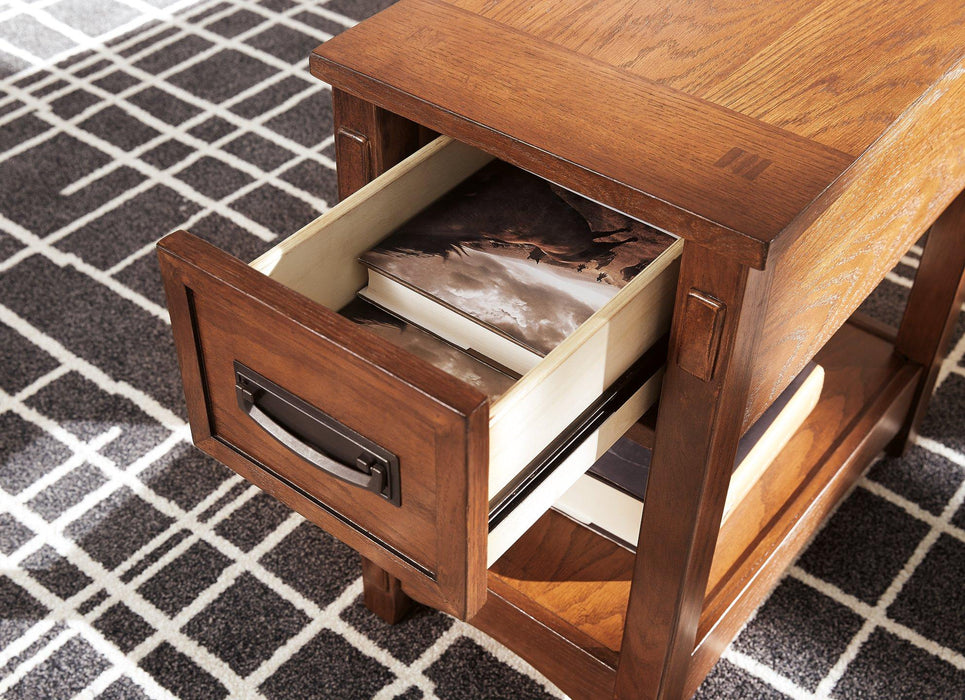 Breegin Chairside End Table - MR ZEE FURNITURE