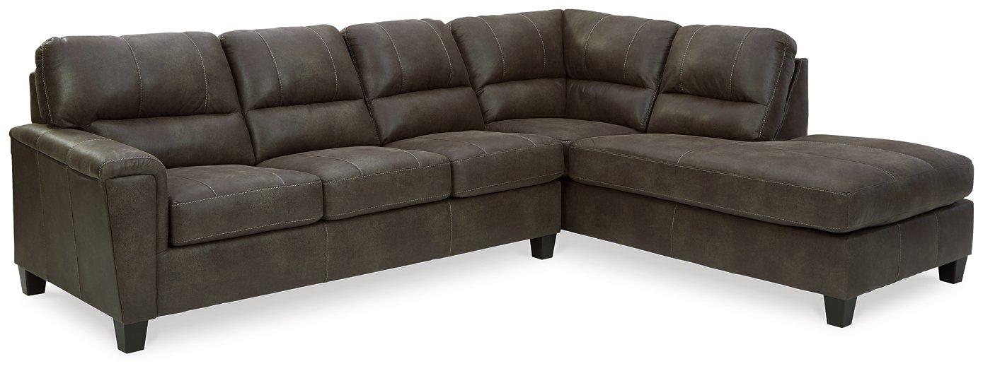 Navi 2-Piece Sleeper Sectional with Chaise - MR ZEE FURNITURE