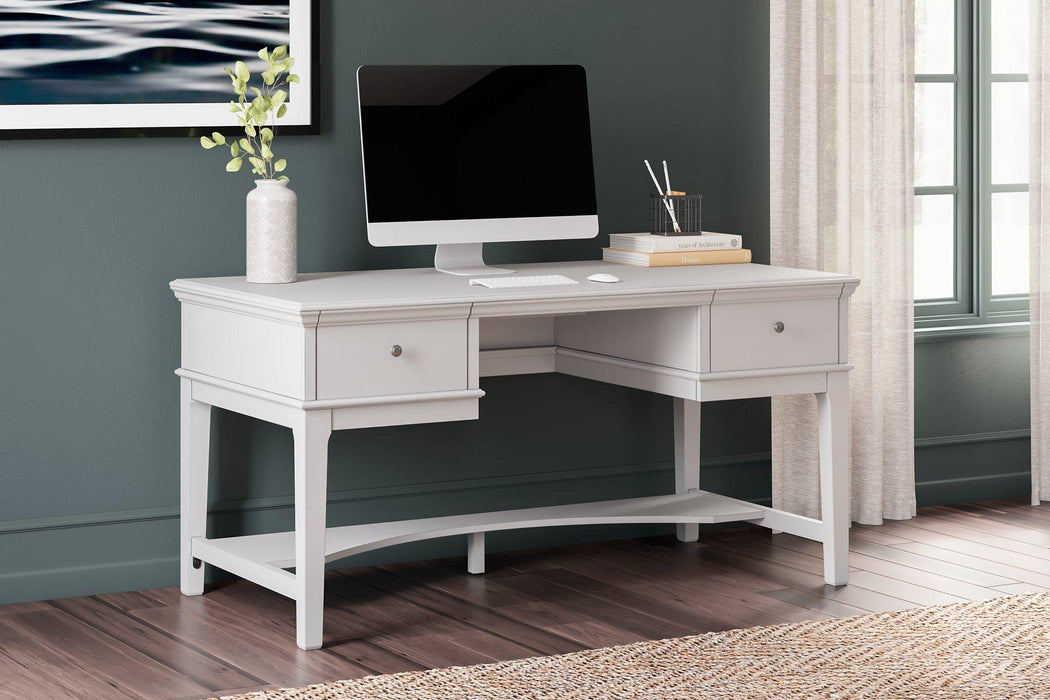 Kanwyn Home Office Storage Leg Desk - MR ZEE FURNITURE