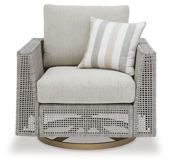 Seton Creek Outdoor Swivel Lounge with Cushion - MR ZEE FURNITURE