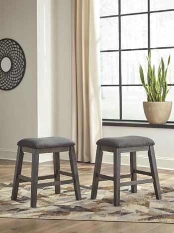 Caitbrook Counter Height Upholstered Bar Stool - MR ZEE FURNITURE