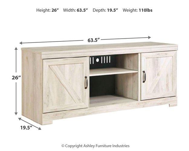 Bellaby 63" TV Stand with Fireplace - MR ZEE FURNITURE