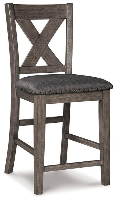 Caitbrook Counter Height Upholstered Bar Stool - MR ZEE FURNITURE