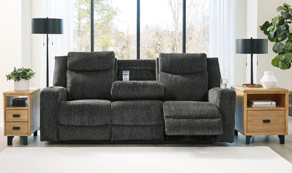 Martinglenn Reclining Sofa with Drop Down Table - MR ZEE FURNITURE