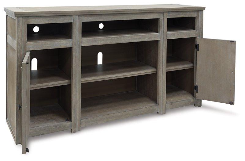 Moreshire 72" TV Stand with Electric Fireplace - MR ZEE FURNITURE