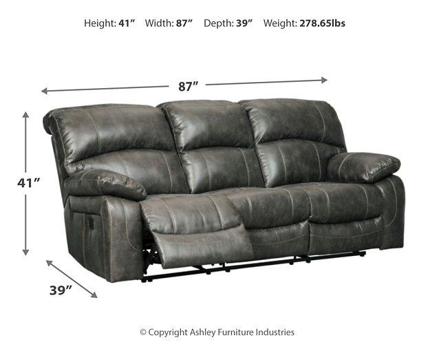 Dunwell Power Reclining Sofa - MR ZEE FURNITURE