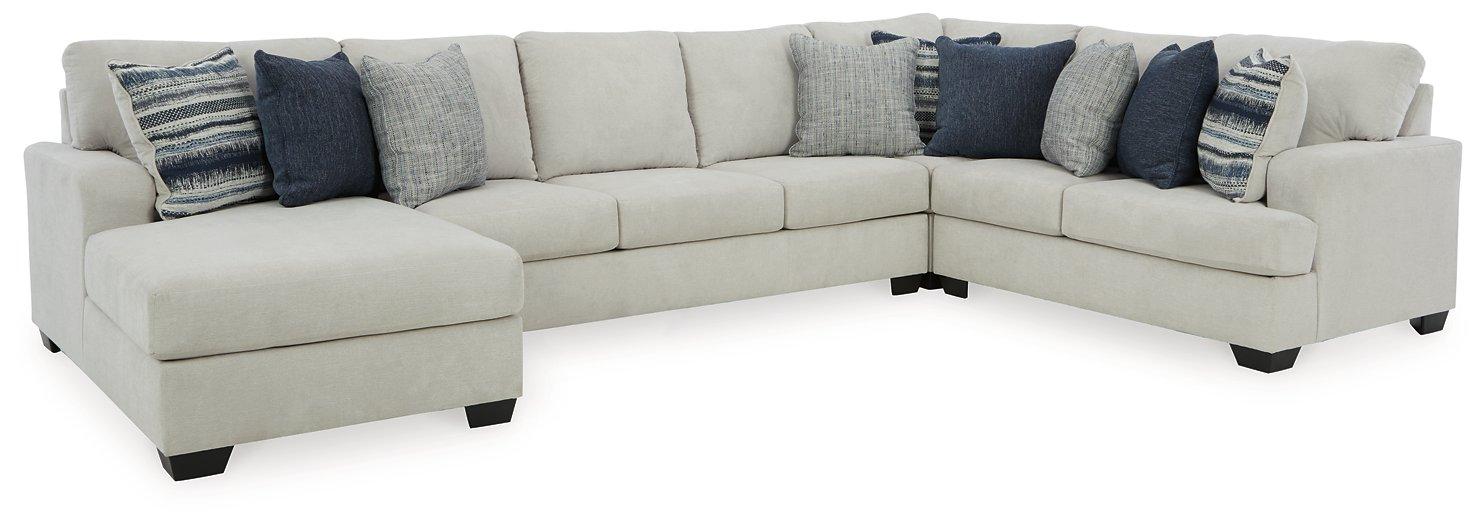 Lowder Sectional with Chaise - MR ZEE FURNITURE