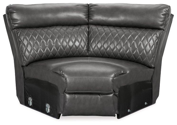 Samperstone Power Reclining Sectional - MR ZEE FURNITURE