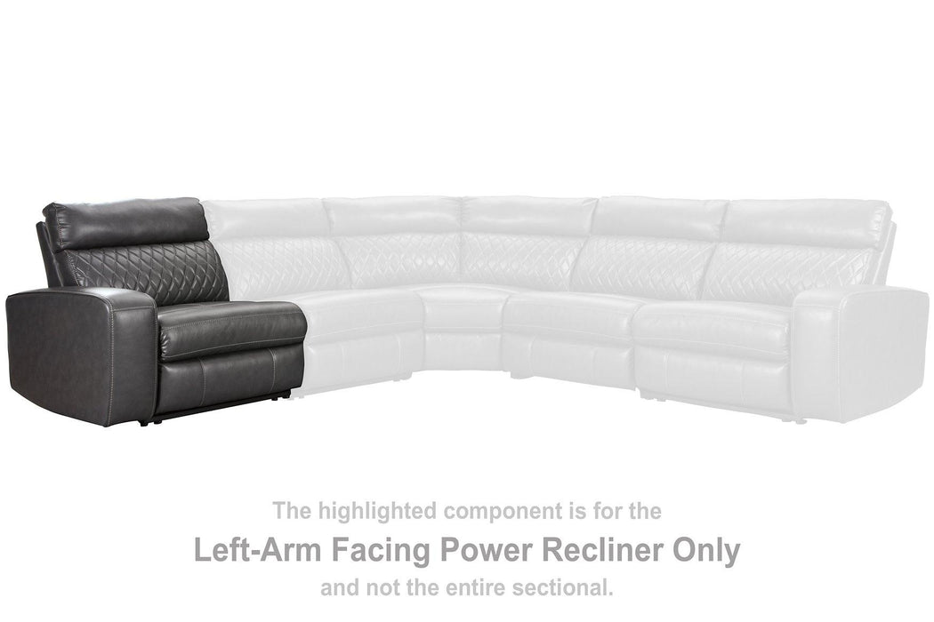 Samperstone Power Reclining Sectional - MR ZEE FURNITURE