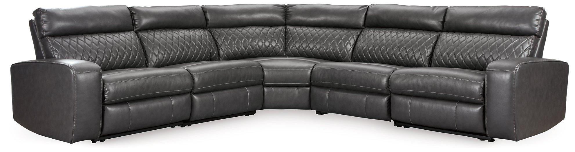 Samperstone Power Reclining Sectional - MR ZEE FURNITURE