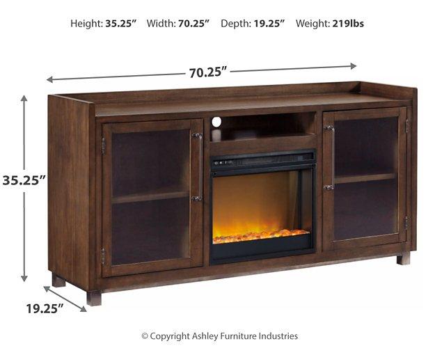 Starmore 70" TV Stand with Electric Fireplace - MR ZEE FURNITURE