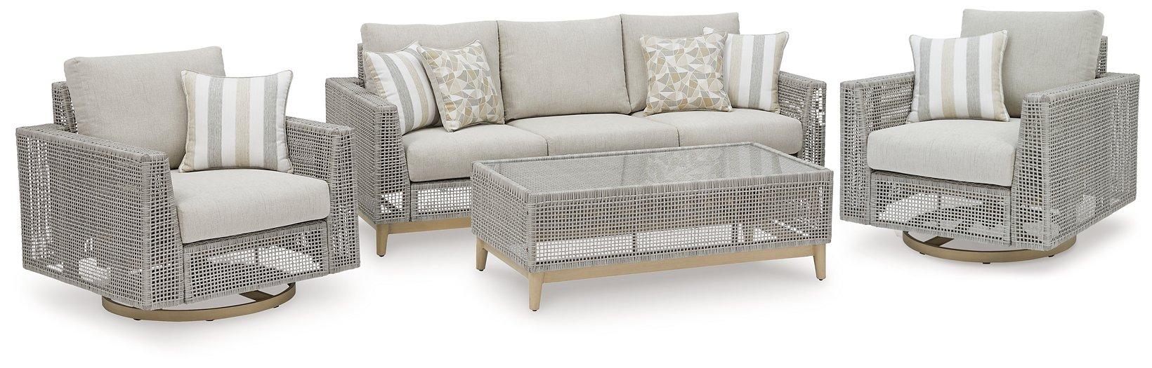 Seton Creek Outdoor Upholstery Set - MR ZEE FURNITURE