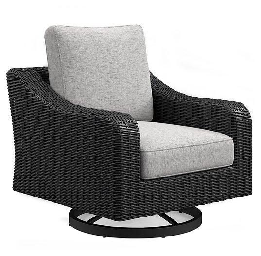 Beachcroft Outdoor Swivel Lounge with Cushion - MR ZEE FURNITURE