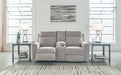 Barnsana Power Reclining Loveseat with Console - MR ZEE FURNITURE