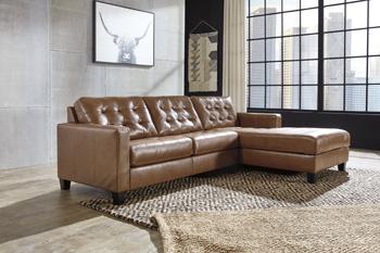 Baskove Sectional with Chaise - MR ZEE FURNITURE