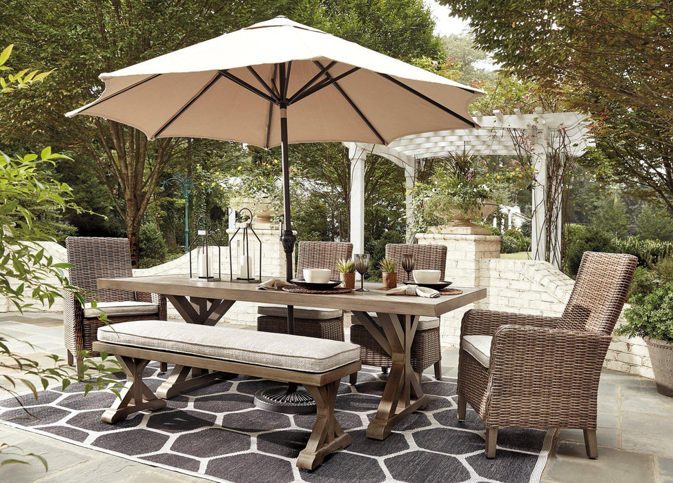 Beachcroft Outdoor Dining Table - MR ZEE FURNITURE