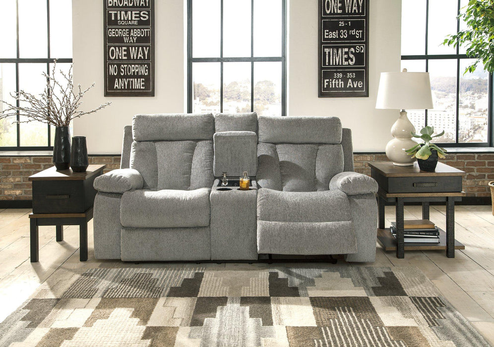 Mitchiner Reclining Loveseat with Console - MR ZEE FURNITURE