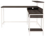 Dorrinson Home Office L-Desk with Storage - MR ZEE FURNITURE