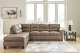 Navi 2-Piece Sectional Sofa Sleeper Chaise - MR ZEE FURNITURE