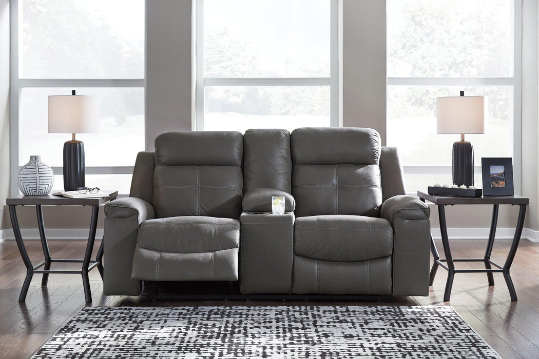 Jesolo Reclining Loveseat with Console - MR ZEE FURNITURE