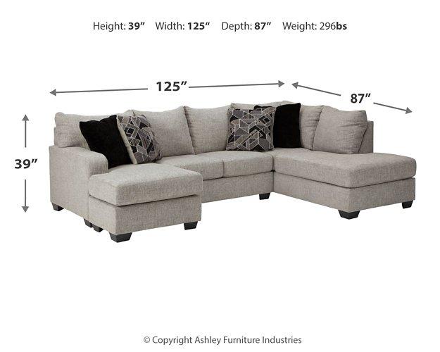 Megginson 2-Piece Sectional with Chaise - MR ZEE FURNITURE