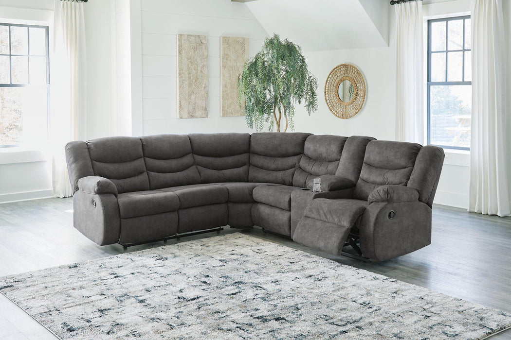 Partymate 2-Piece Reclining Sectional - MR ZEE FURNITURE