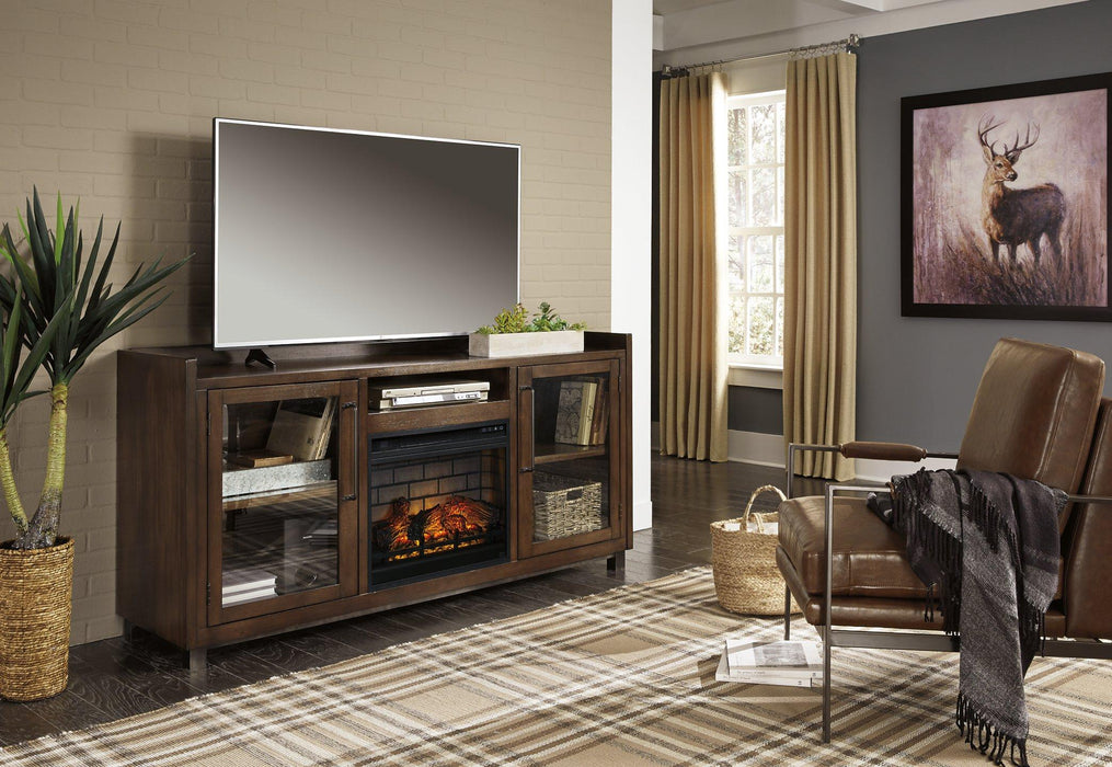 Starmore 70" TV Stand with Electric Fireplace - MR ZEE FURNITURE