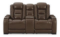 The Man-Den Power Reclining Loveseat with Console - MR ZEE FURNITURE