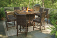 Paradise Trail Outdoor Bar Table Set - MR ZEE FURNITURE