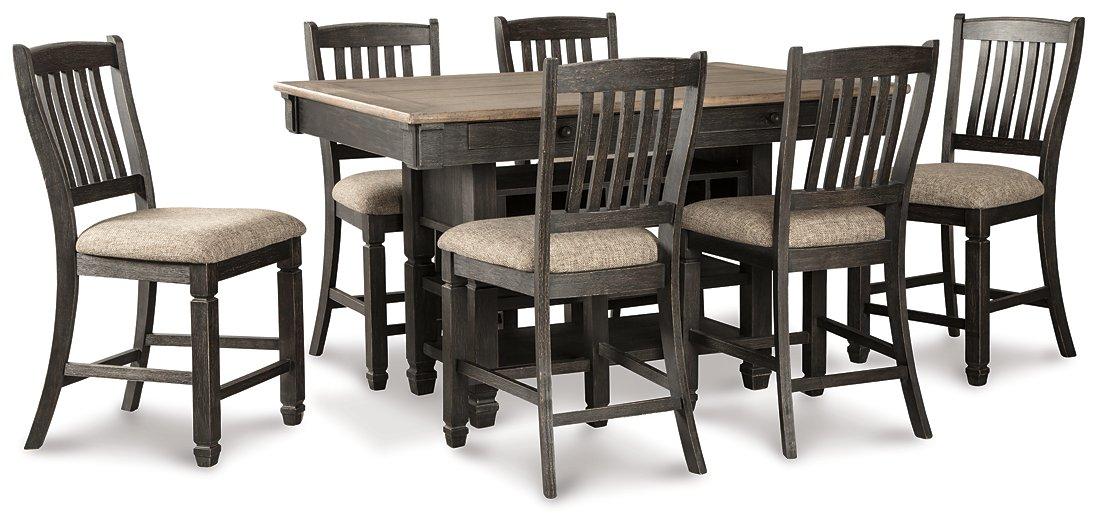 Tyler Creek Counter Height Dining Set - MR ZEE FURNITURE