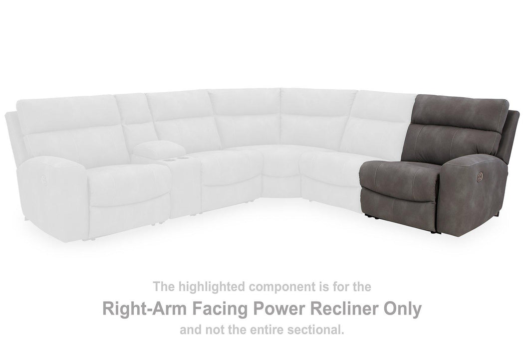 Next-Gen DuraPella Power Reclining Sectional Loveseat with Console - MR ZEE FURNITURE