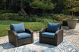 Windglow Outdoor Lounge Chair with Cushion - MR ZEE FURNITURE