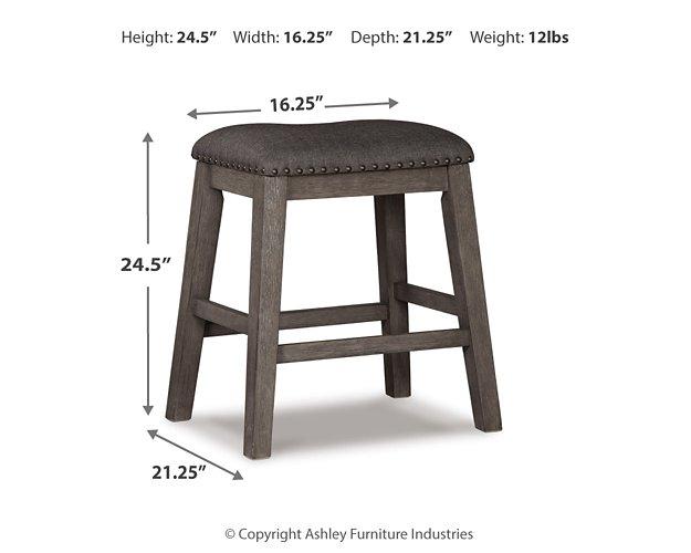 Caitbrook Counter Height Upholstered Bar Stool - MR ZEE FURNITURE