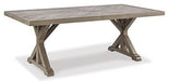 Beachcroft Dining Table with Umbrella Option - MR ZEE FURNITURE