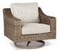 Beachcroft Outdoor Swivel Lounge with Cushion - MR ZEE FURNITURE